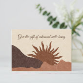 Boho Desert Sun Wellness Business Practice Gift (スタンド正面)