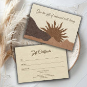 Boho Desert Sun Wellness Business Practice Gift