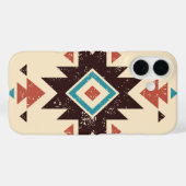 Boho Diamond Emblem Case-Mate iPhoneケース (裏面 (横))