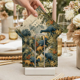 Boho Dino Baby Shower スタンダードカクテルナプキン