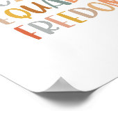 Boho Discipline Equals Freedomポスター ポスター (角)