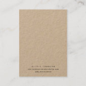 Boho DIY Handmade Jewelry Earrings Necklace Card 名刺 (裏面)