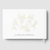 Boho Doodle手書き手書き ゲストブック (裏面)