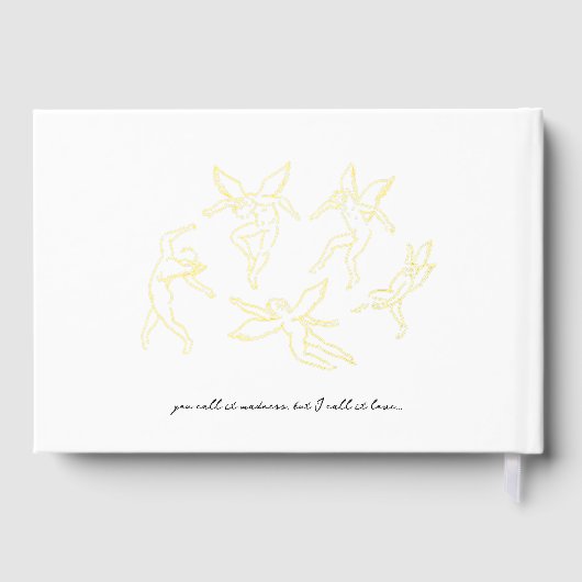 Boho Doodle手書き手書き ゲストブック (裏面)