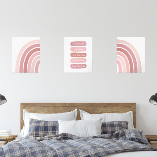 Boho Double Rainbow Kidsの主張 (寝室)