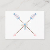 Boho Dream Catcher赤ちゃんシャワー予約リクエスト エンクロージャーカード (裏面)