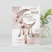 Boho Dream Catcher Bridal Shower Invitation 招待状 (スタンド正面)