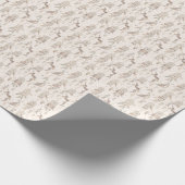 Boho Dream Catcher Feathers Moon Stars Gift ラッピングペーパー (角)