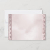 Boho DreamcatcherのDuskyサンキューカード 出欠カード (裏面)