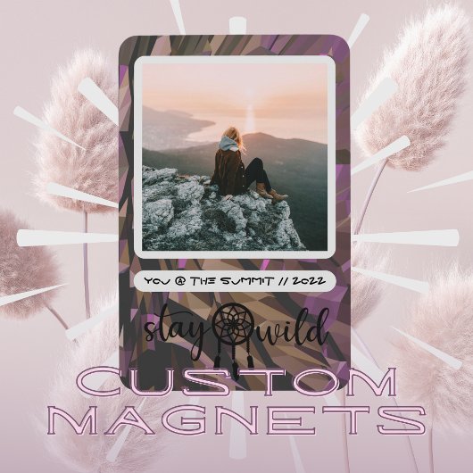 Boho Dreamcatcherステイワイルドフォトマグネット マグネット