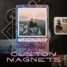 Boho Dreamcatcherステイワイルドフォトマグネット マグネット