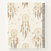 Boho Dreamcatcher Journal | Ethereal Feathers ノートブック (裏面)