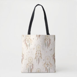Boho Dreamcatcher Tote Bag | Ethereal Feathers トートバッグ