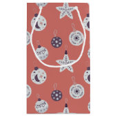 Boho Dreams Modern Holiday Ornaments スモールペーパーバッグ (裏面)