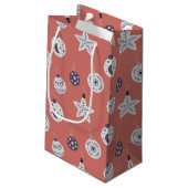 Boho Dreams Modern Holiday Ornaments スモールペーパーバッグ (裏面アングル)