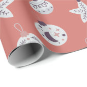 Boho Dreams Modern Holiday Ornaments ラッピングペーパー (ロールコーナー)