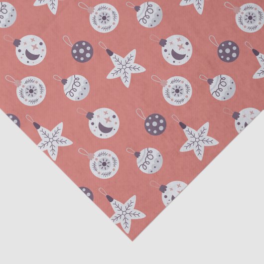 Boho Dreams Modern Holiday Ornaments 薄葉紙 (詳細)