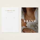 Boho Earring Display Photo Card (正面&裏面)