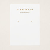 Boho Earring Display Photo Card (正面)