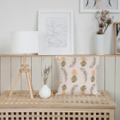 Boho Earth Tones Throw Pillows クッション