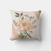 Boho Earth Tones Throw Pillows クッション (正面)