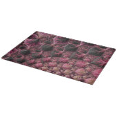 Boho Eclecticピファンキーックブラック抽象芸術フラクタル カッティングボード (角)