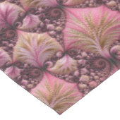 Boho Eclecticピファンキーックブラック抽象芸術フラクタル テーブルクロス (アングル)