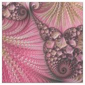 Boho Eclecticピファンキーックブラック抽象芸術フラクタル ファブリック (クローズアップ)