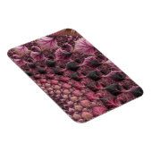 Boho Eclecticピファンキーックブラック抽象芸術フラクタル マグネット (右側)