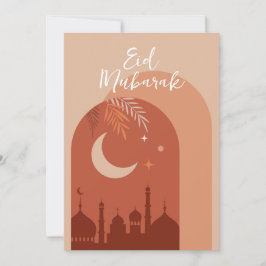 Boho Eid Mubarak Eidカード 招待状