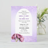 BOHO Elegance! Graceful Wedding Flat Invitation 招待状 (スタンド正面)
