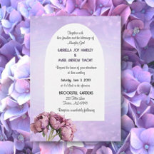 BOHO Elegance! Graceful Wedding Flat Invitation