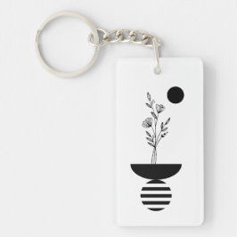 Boho Elegant Flower キーホルダー