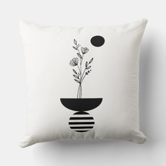 Boho Elegant Flower クッション (裏面)