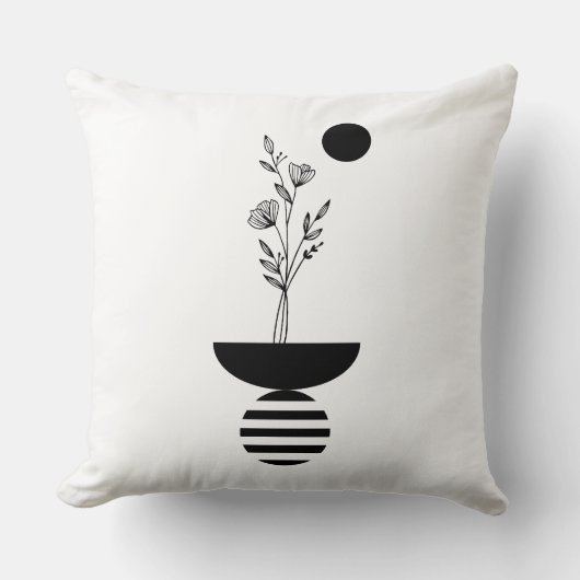 Boho Elegant Flower クッション (正面)