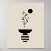 Boho Elegant Flower ポスター (正面)