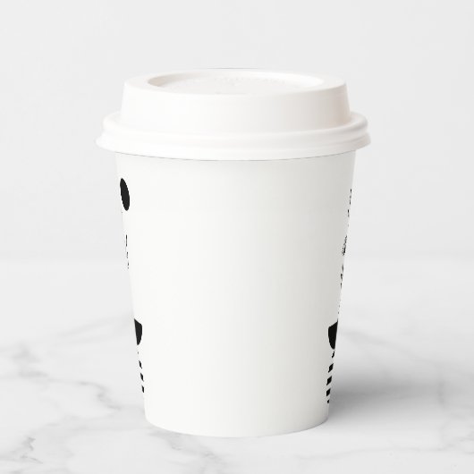 Boho Elegant Flower 紙コップ (左)