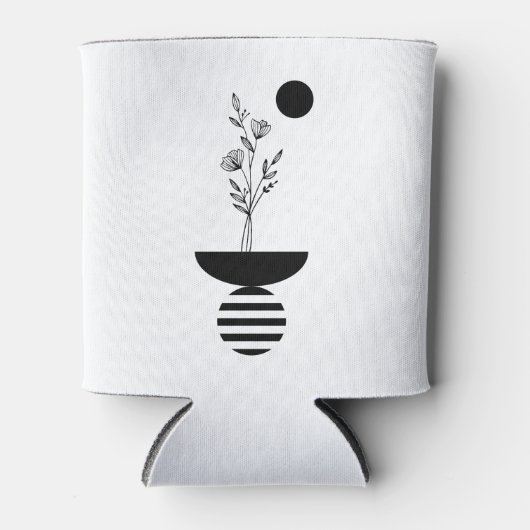 Boho Elegant Flower 缶クーラー (正面)