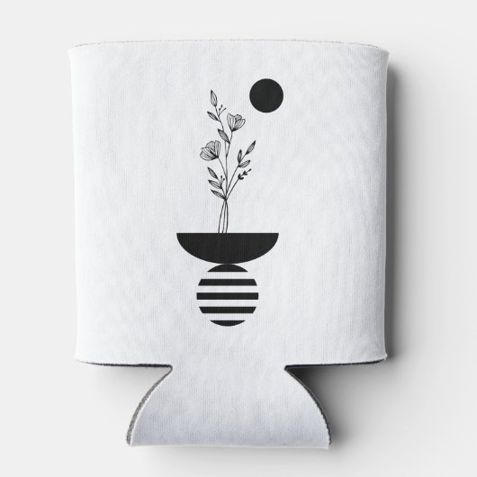 Boho Elegant Flower 缶クーラー (裏面)