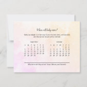 Boho Elephant Baby Shower到着予測 (正面)