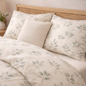 Boho Eucalyptus Botanical Pattern Pillowcase 枕カバー