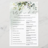 Boho Eucalyptus greeneryなぜ我々はそのゲームをする (正面)