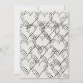 Boho Eucalyptus Greenery Gold  Baby Showers 招待状 (裏面)