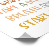 Boho Every Dayは新しい始めのポスター ポスター (角)