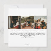 Boho Everythingモダン Sixメリー Photo Christmas シーズンカード (裏面)