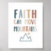 Boho Faithはあなたの山のポスターを動かすことができる ポスター (正面)