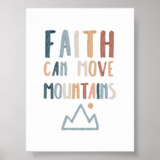 Boho Faithはあなたの山のポスターを動かすことができる ポスター (正面)