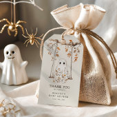Boho Fall Ghost Baby Shower Thank You Favor  ギフトタグ