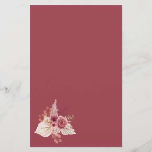 Boho Fall Pumpkin What Did The Groom Say Game (裏面)