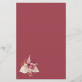 Boho Fall Pumpkin What's In Your Purse Bridal Game (裏面)